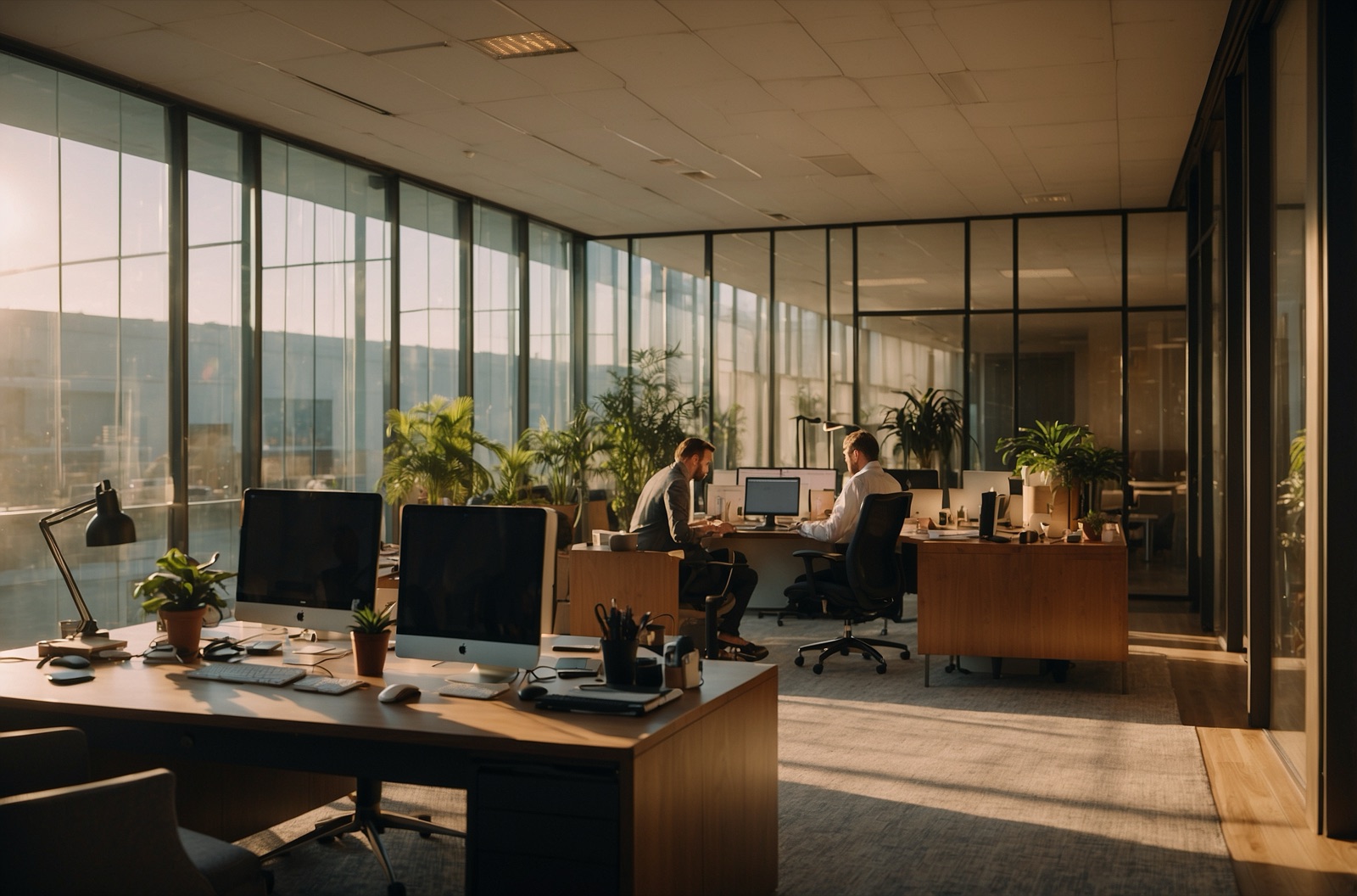 A growing marketing agency office