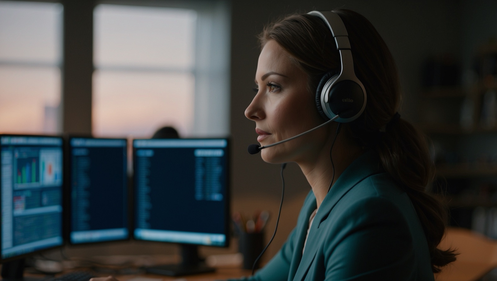 A Staffify sales VA working an outbound pipeline